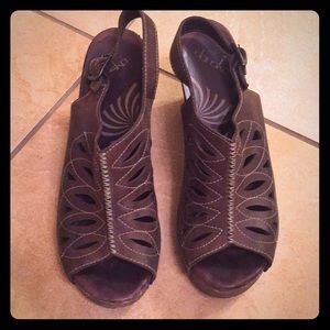 Dansko Brown Leather Sandals